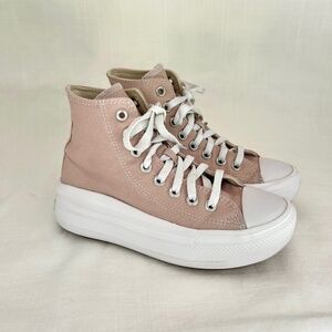 EUC CONVERSE Chuck Taylor All Star Move Platform Pink / Mauve Women Size 5 1/2